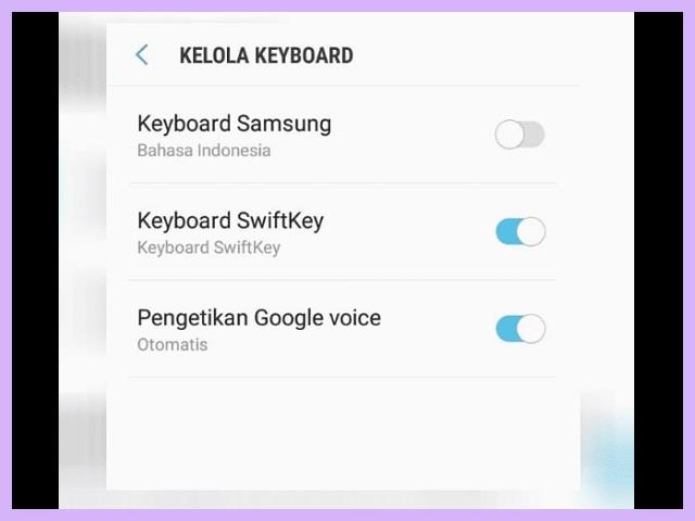 Cara Mengganti Keyboard Samsung