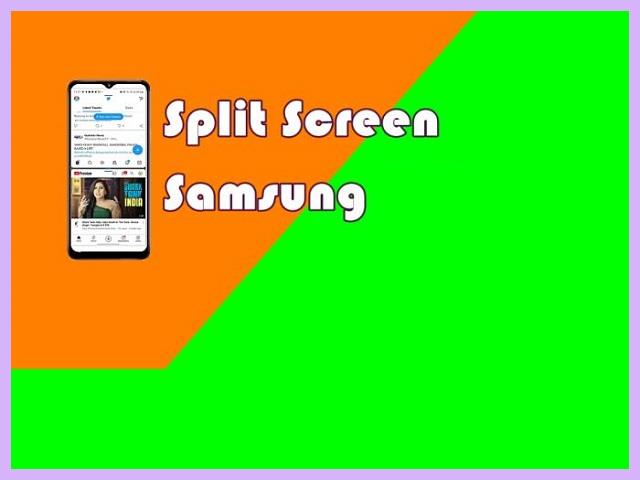 Cara Split Screen Samsung