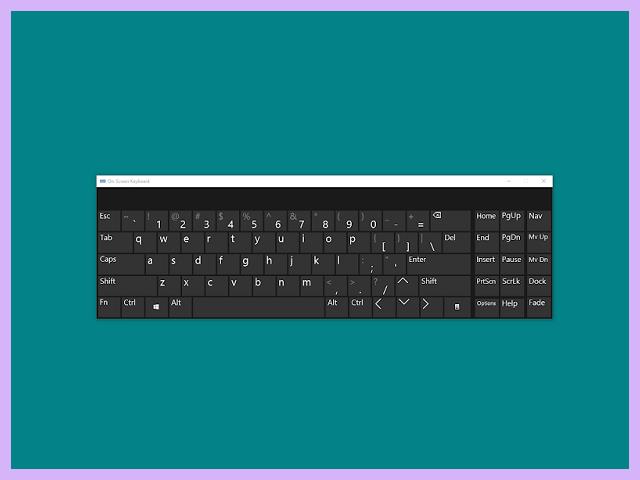 Cara Memunculkan Keyboard Di Laptop