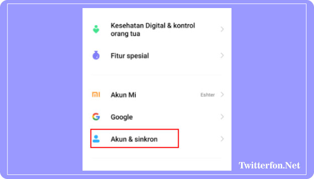 cara menghapus akun google di hp xiaomi