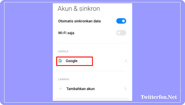 cara menghapus akun gmail di hp xiaomi