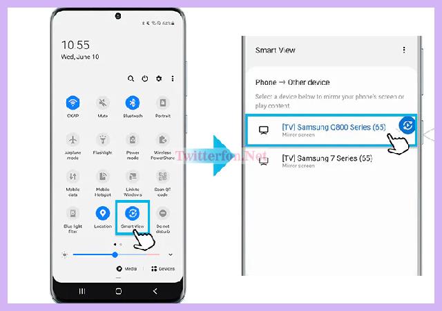 Cara Menghubungkan HP Samsung ke TV