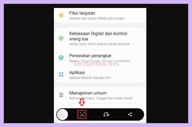 Cara Screenshot Panjang Samsung A10