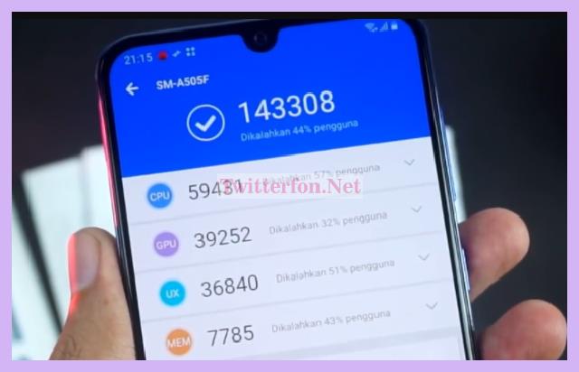 Skor Antutu Samsung A50