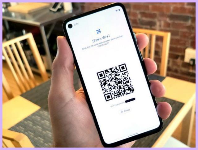 Cara melihat kode QR WIFI di HP Vivo