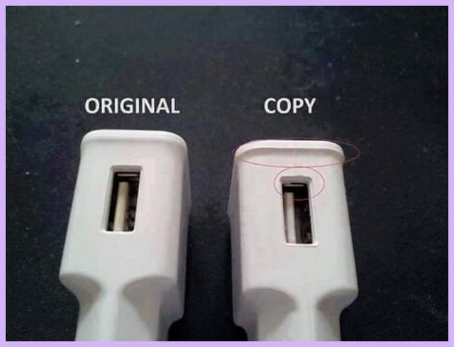 perbedaan charger Vivo ori dan KW
