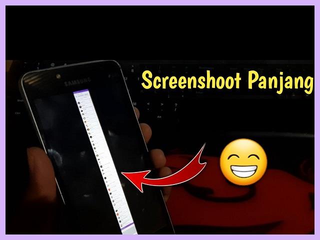 Cara Screenshot Panjang Samsung