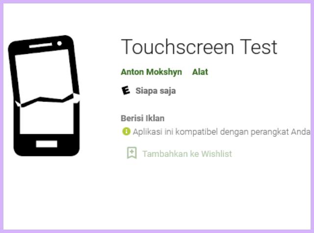 Cara cek touchscreen Xiaomi