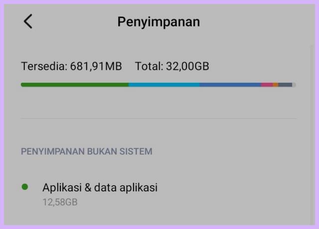 Cara mengosongkan ruang penyimpanan di HP Xiaomi