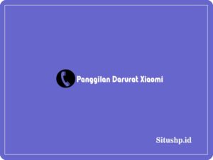 Panggilan darurat Xiaomi