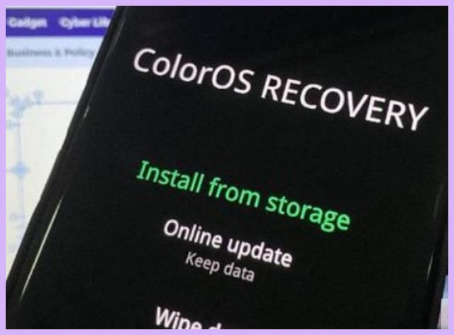 Cara keluar dari Recovery Mode Oppo