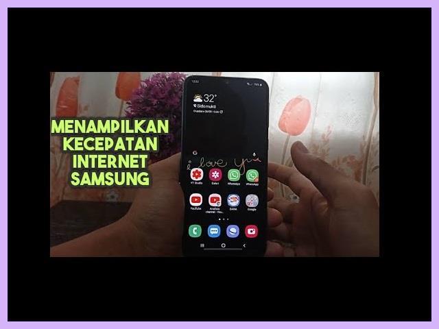 Cara Menampilkan Kecepatan Jaringan Di HP Samsung