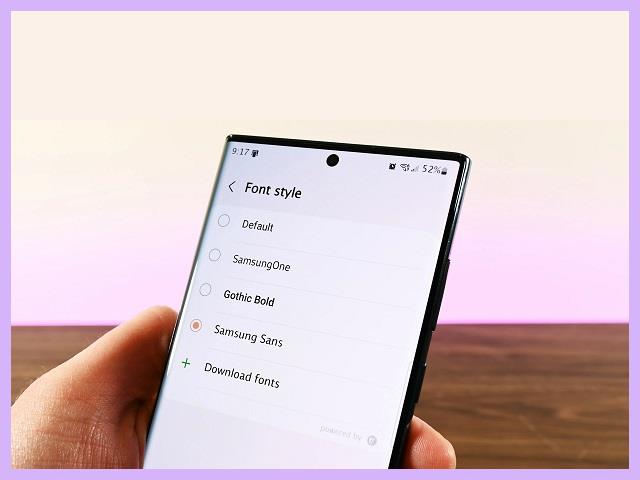 Cara Mengubah Ukuran Font Di HP Samsung