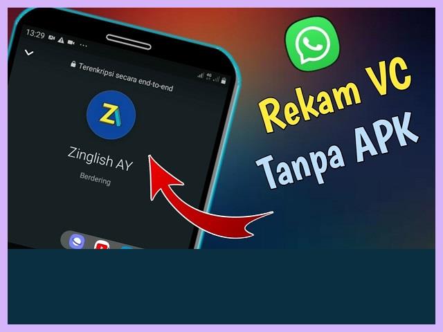 Cara Merekam Video Call WA Di HP Samsung