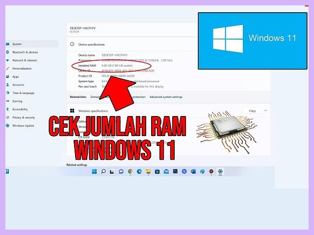 Cara Cek RAM Laptop