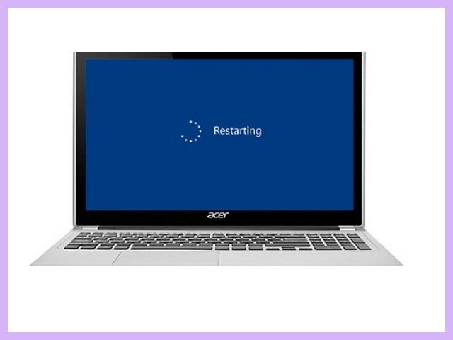 Cara Restart Laptop