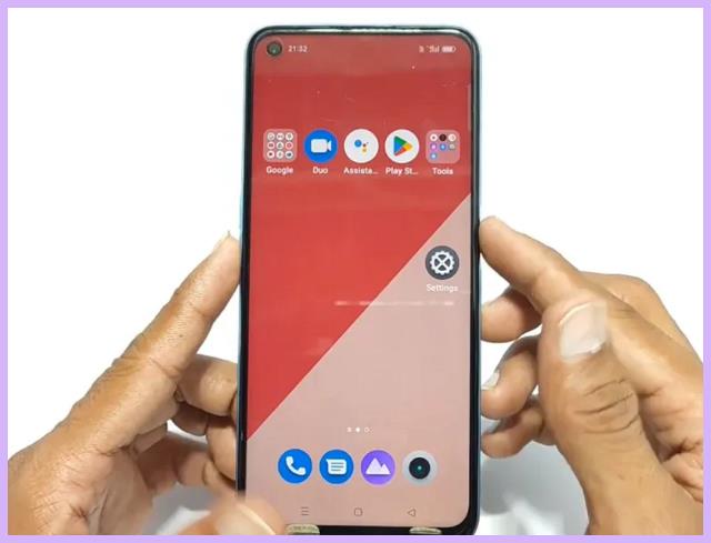 Cara screenshot HP Realme C11