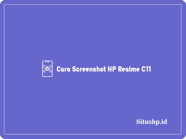 Cara screenshot HP Realme C11