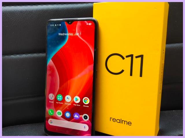 Cara screenshot HP Realme C11