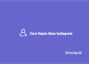 Cara Hapus Akun Instagram