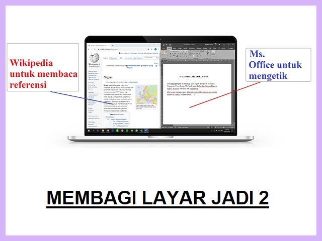 Cara Membagi Layar Laptop Menjadi 2