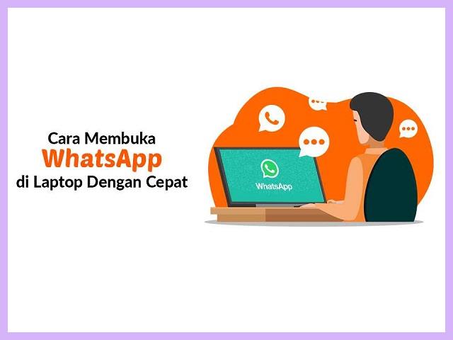Cara Membuka WA Di Laptop