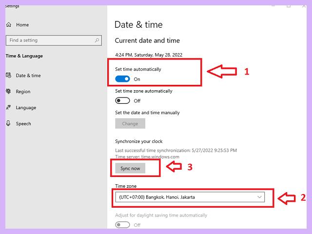 Cara Mengatur Jam Di Laptop