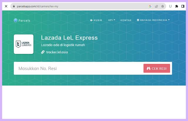 Cara Mengecek No Resi Lazada