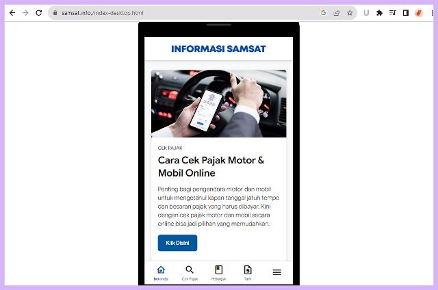 4 Cara Mengecek Pajak Motor yang terkini