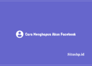 Cara Menghapus Akun Facebook