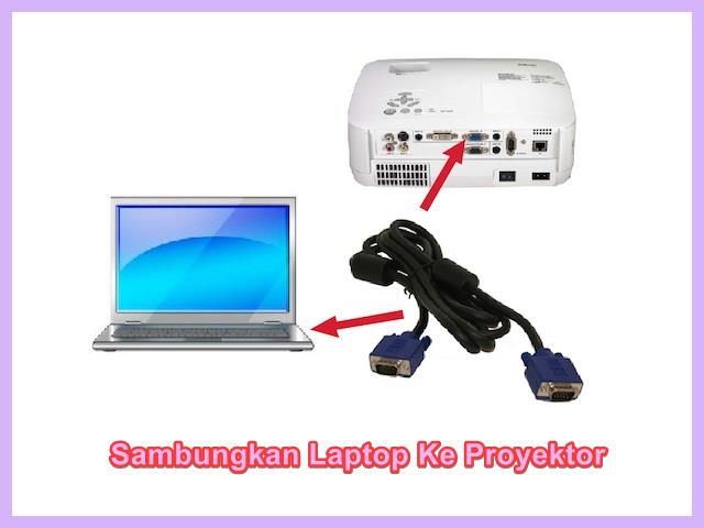 Cara Menyambungkan Laptop Ke Proyektor