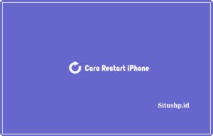 Cara Restart iPhone