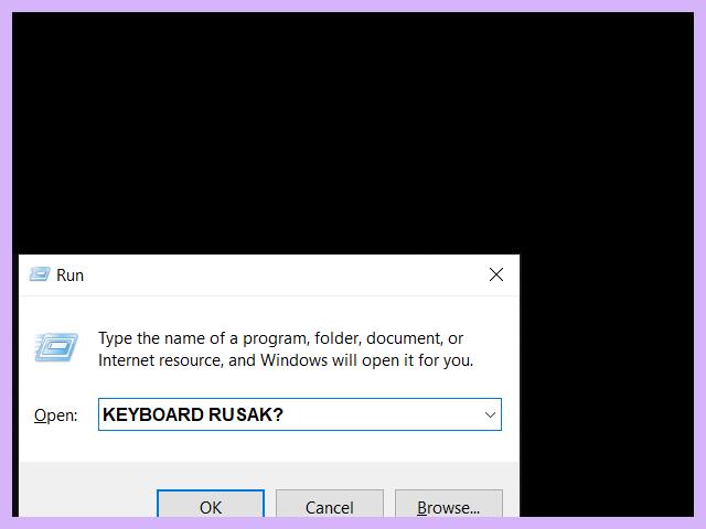 Keyboard Laptop Tidak Bisa Mengetik