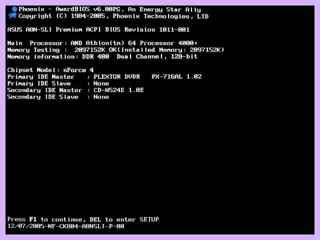 Masuk Bios Laptop HP