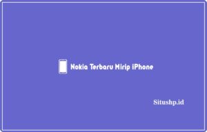Nokia Terbaru Mirip iPhone