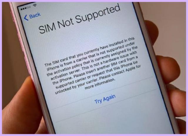 SIM Tidak Didukung iPhone
