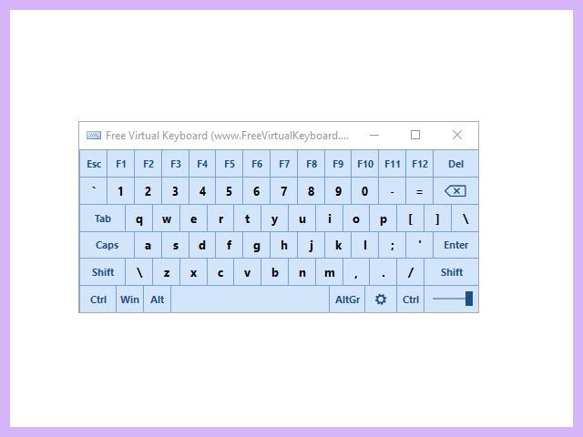 Aplikasi Keyboard Laptop