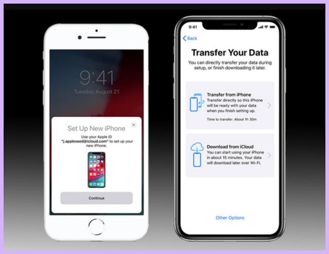 Cara pindah data iPhone ke iPhone