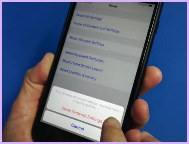 Cara Reset Jaringan iPhone