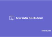 Kursor Laptop Tidak Berfungsi