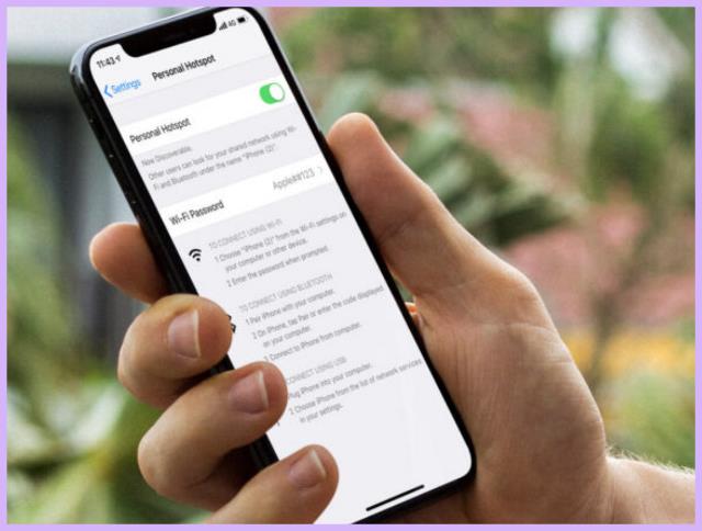Personal hotspot iPhone hilang