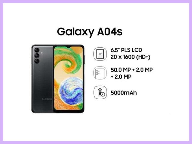 Spesifikasi Samsung A04S