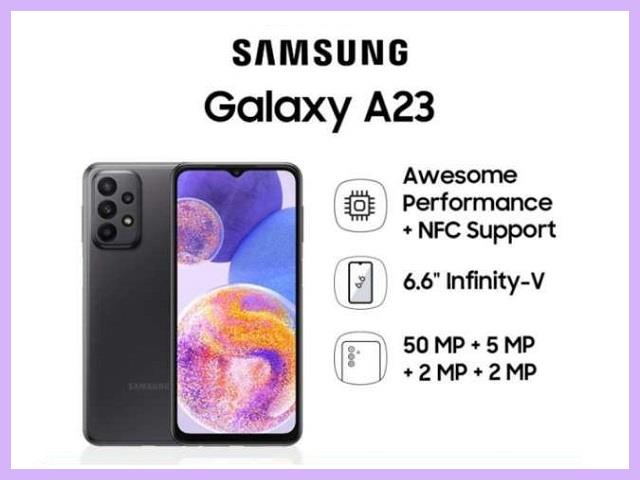 Spesifikasi Samsung A23