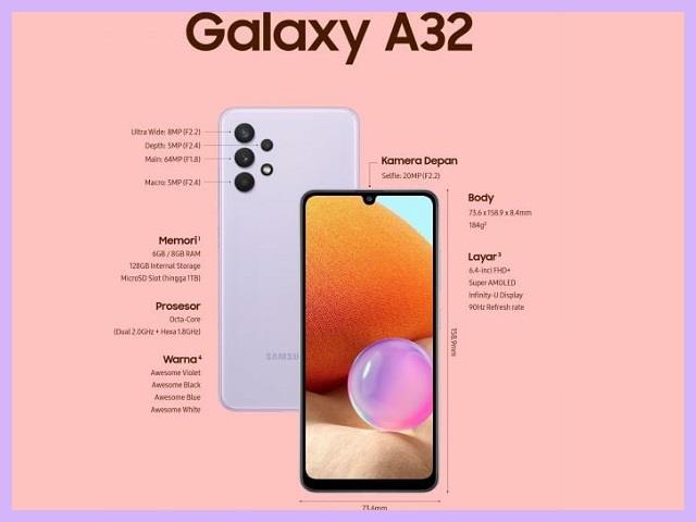 Spesifikasi Samsung A32