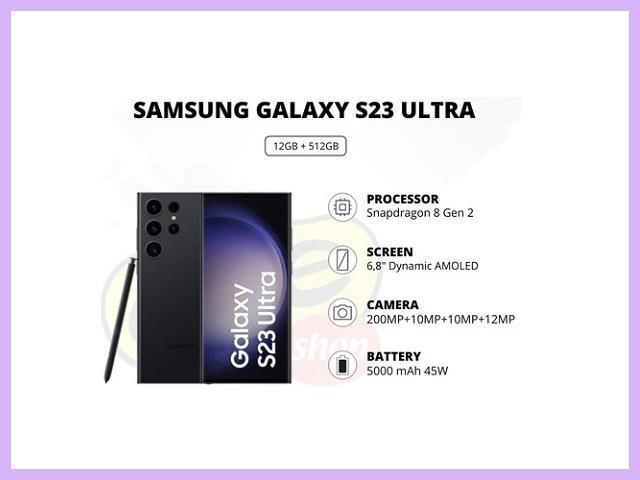 Spesifikasi Samsung S23 Ultra