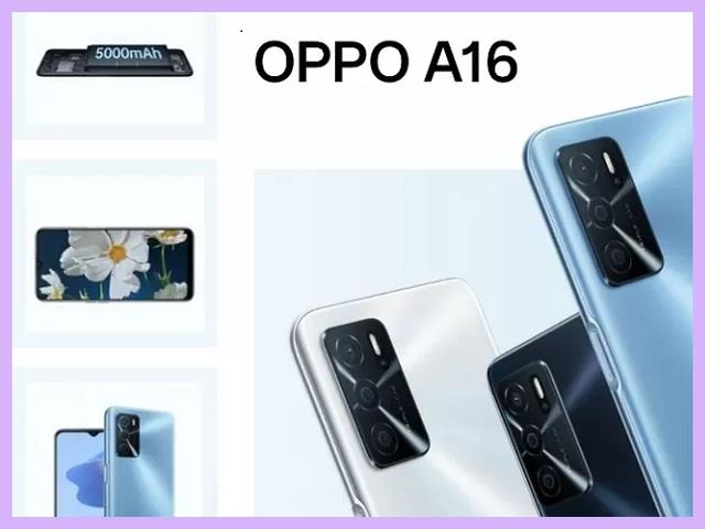 Spesifikasi Oppo A16