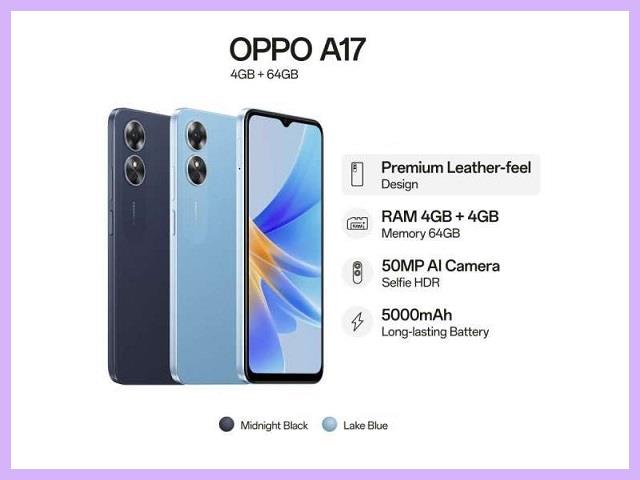 Spesifikasi Oppo A17