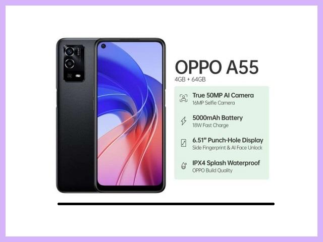 Spesifikasi Oppo A55