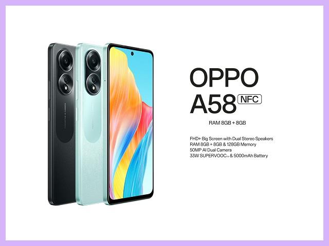 Spesifikasi Oppo A58