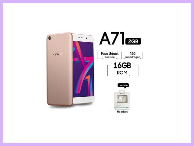 Spesifikasi Oppo A71